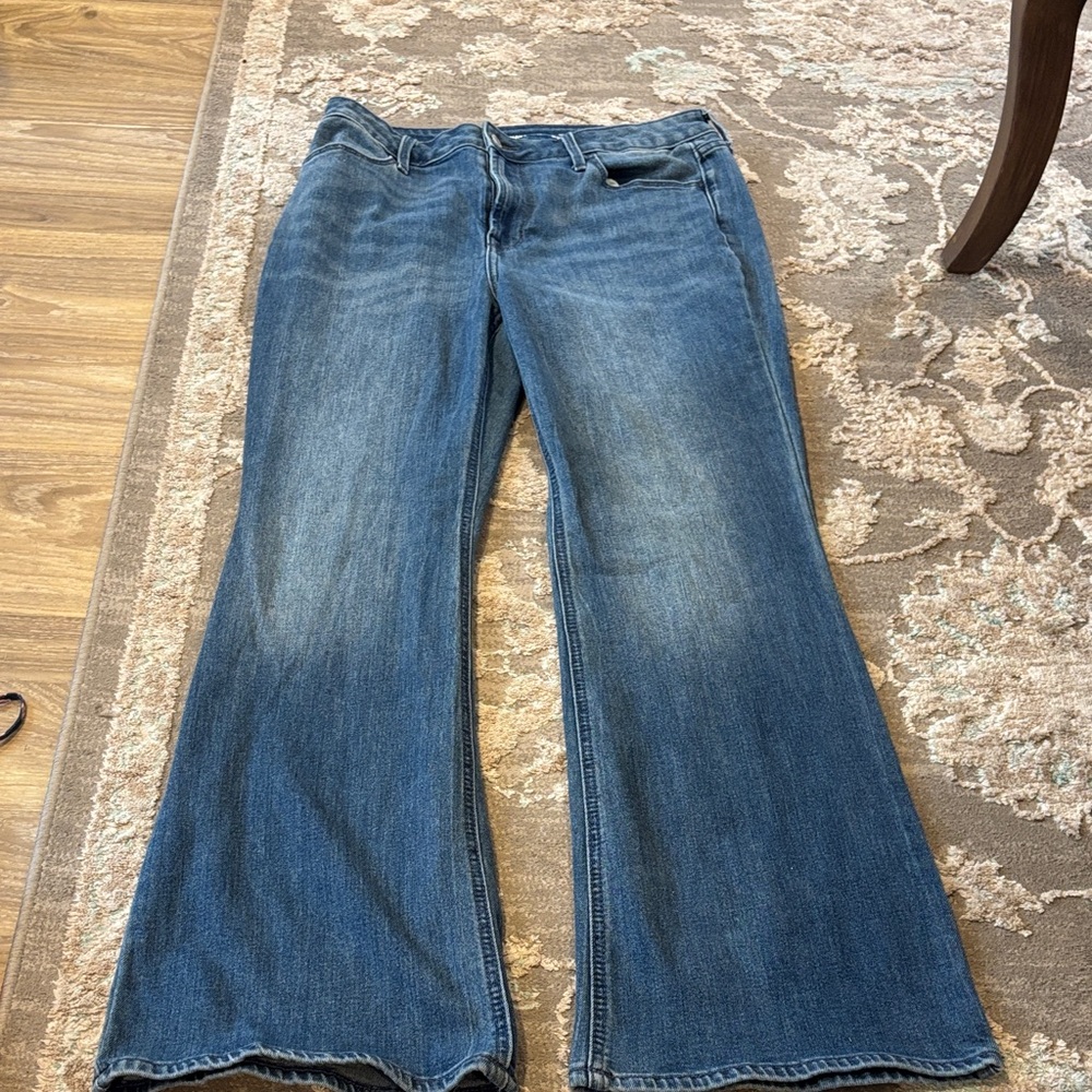 Old Navy Blue Flare Women's Jeans